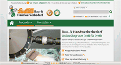 Desktop Screenshot of bau-handwerkerbedarf.de